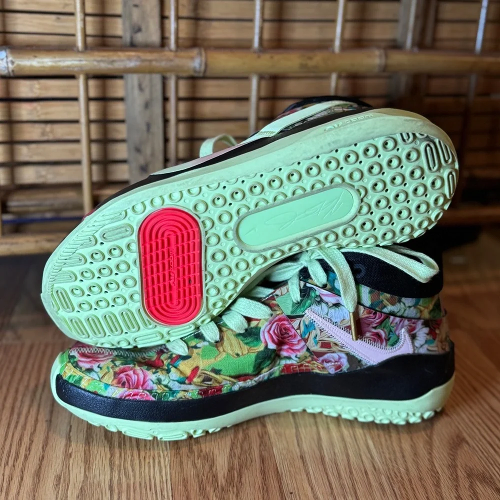 Kevin Durant Air Zoom Flowers Funk 2k20 Size 7M / 8.5W C19948 601 - Picture 8 of 10
